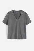 Camiseta de escote en V
