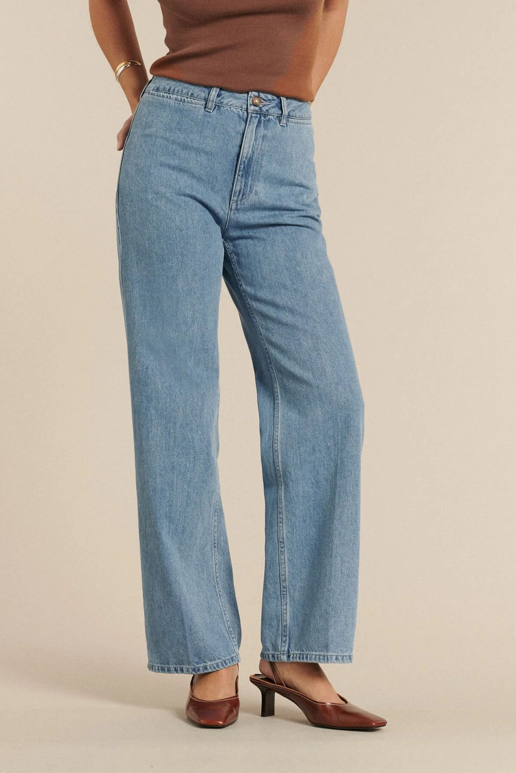 Pantalón Jeans droit large DENIM SWANN