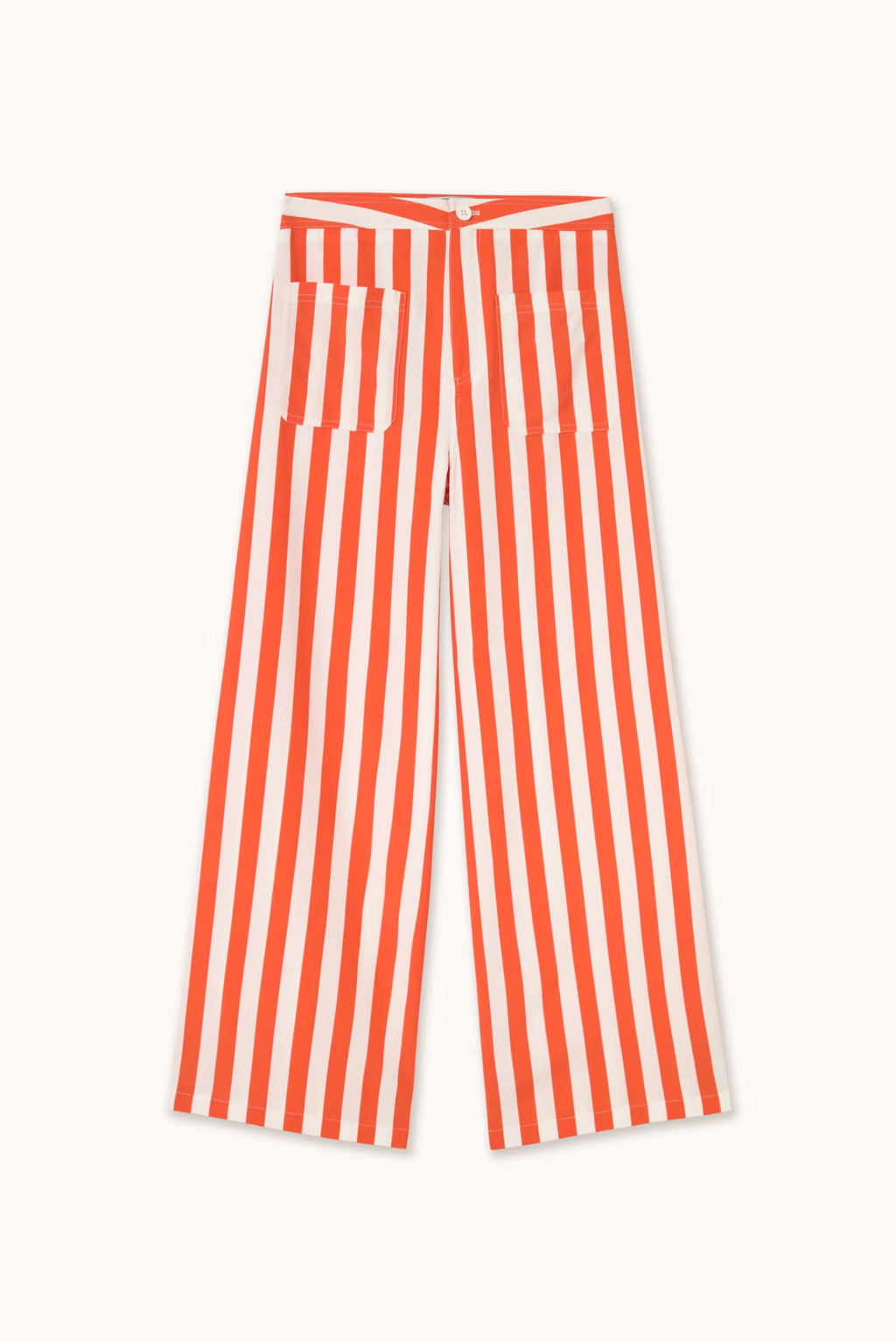 PANTALÓN CON BOLSILLOS A RAYAS
