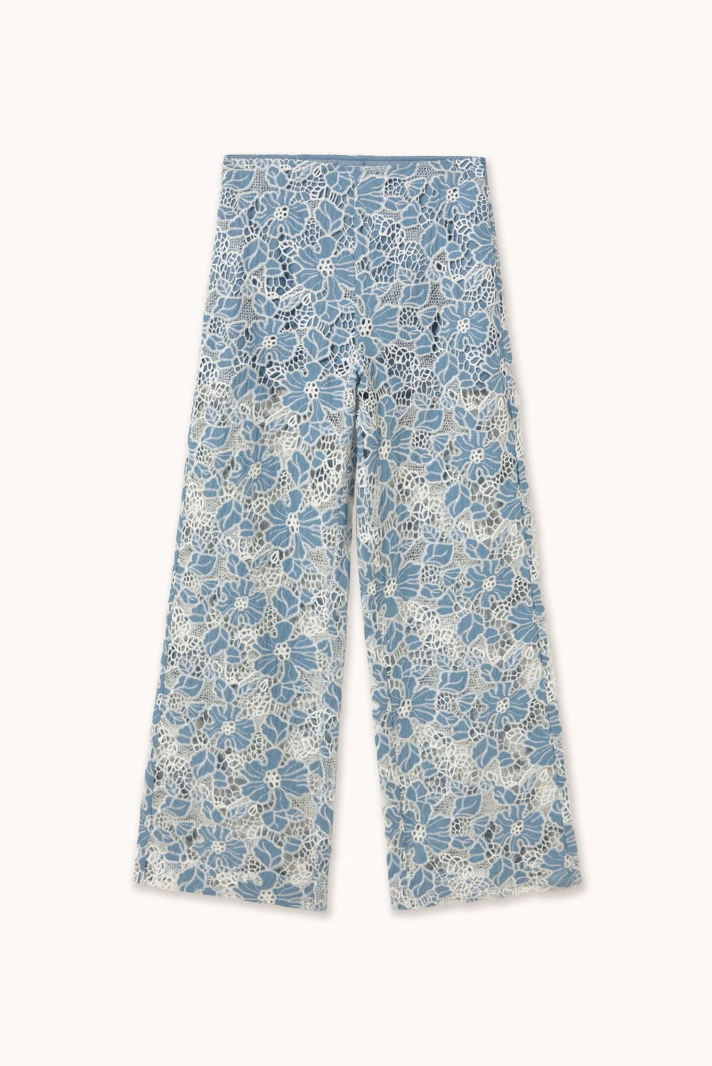 PANTALÓN ANCHO DE ENCAJE