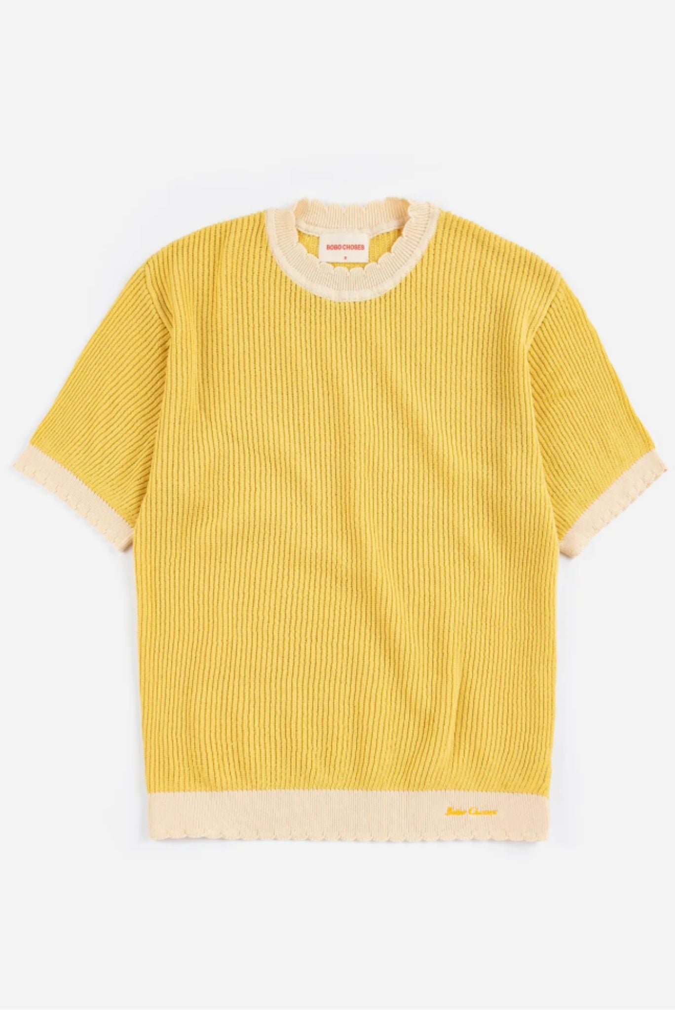 Jersey de algodón de punto calado