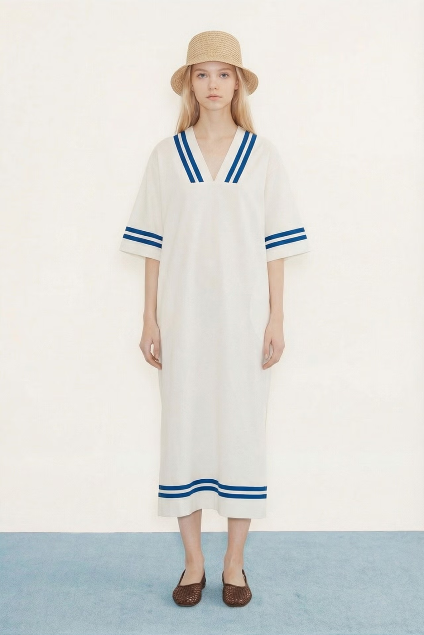VESTIDO CON RAYAS
