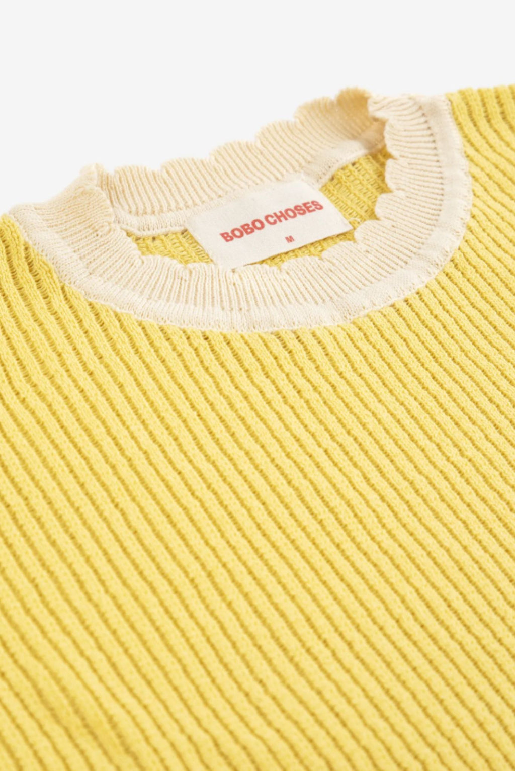 Jersey de algodón de punto calado