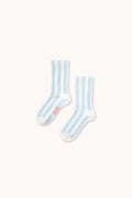 CALCETINES MEDIANOS RAYAS AZULES