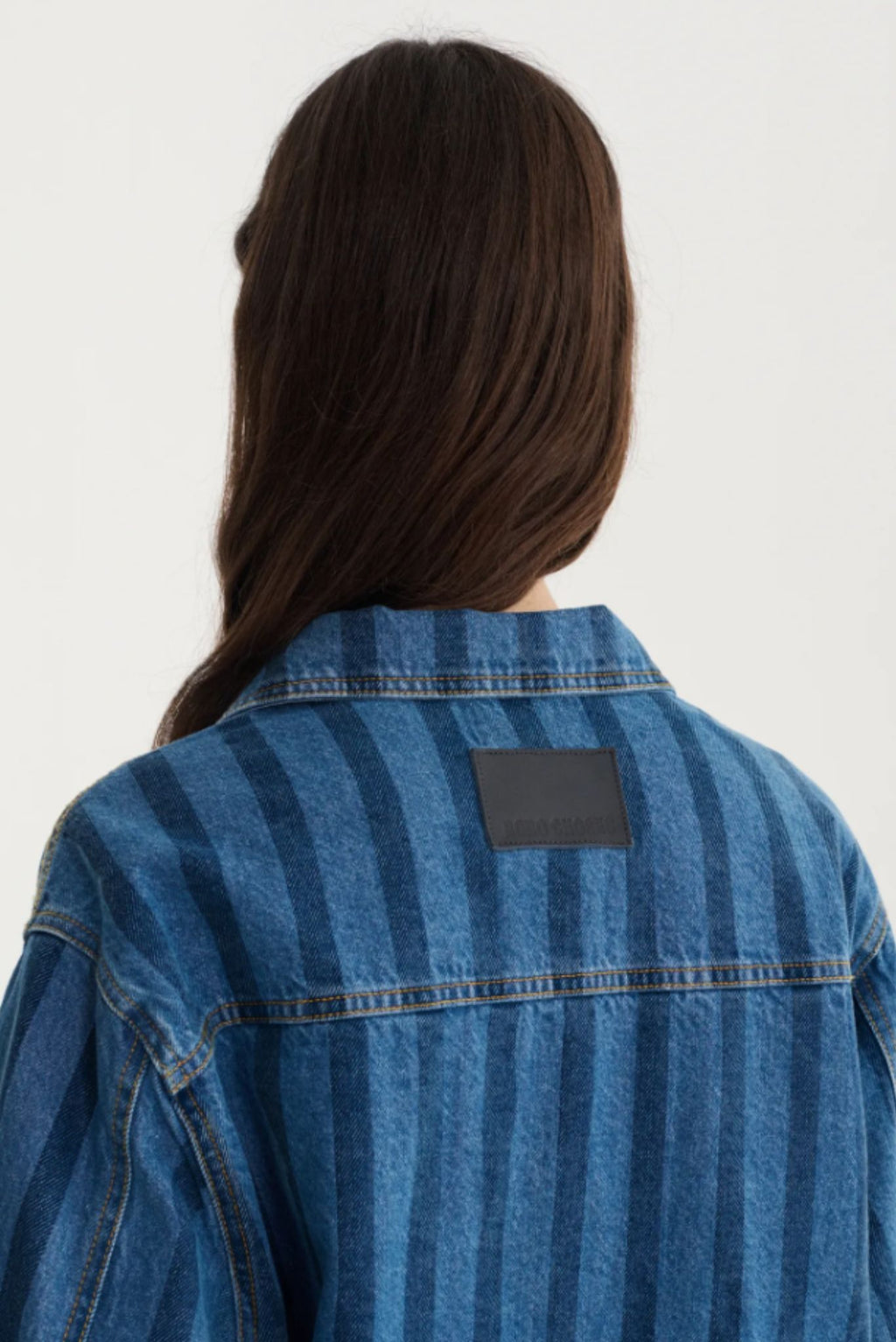 Chaqueta vaquera a rayas