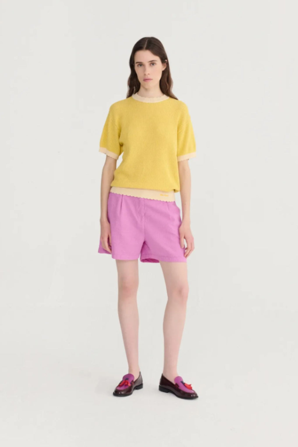 Jersey de algodón de punto calado