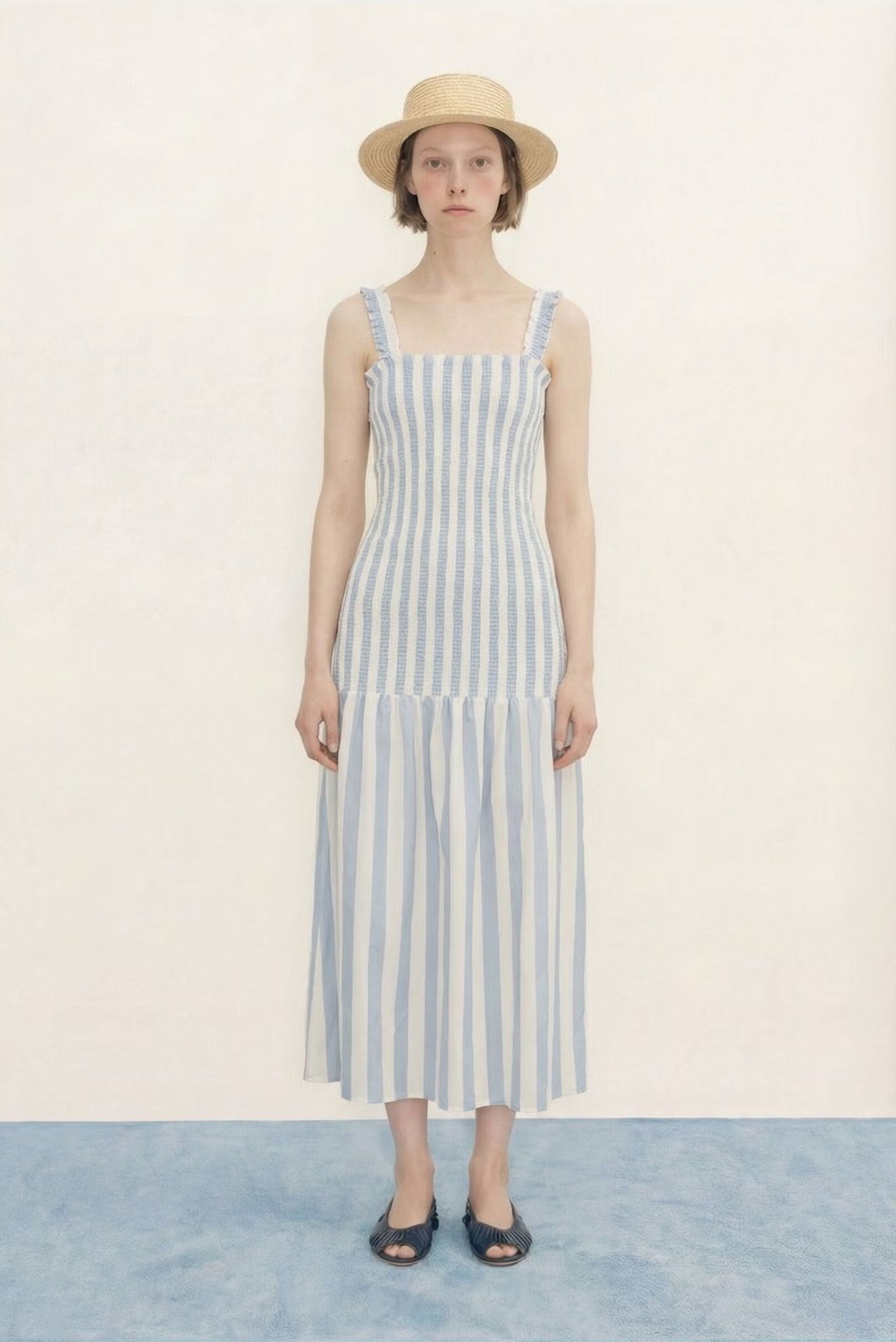 VESTIDO ELÁSTICO A RAYAS