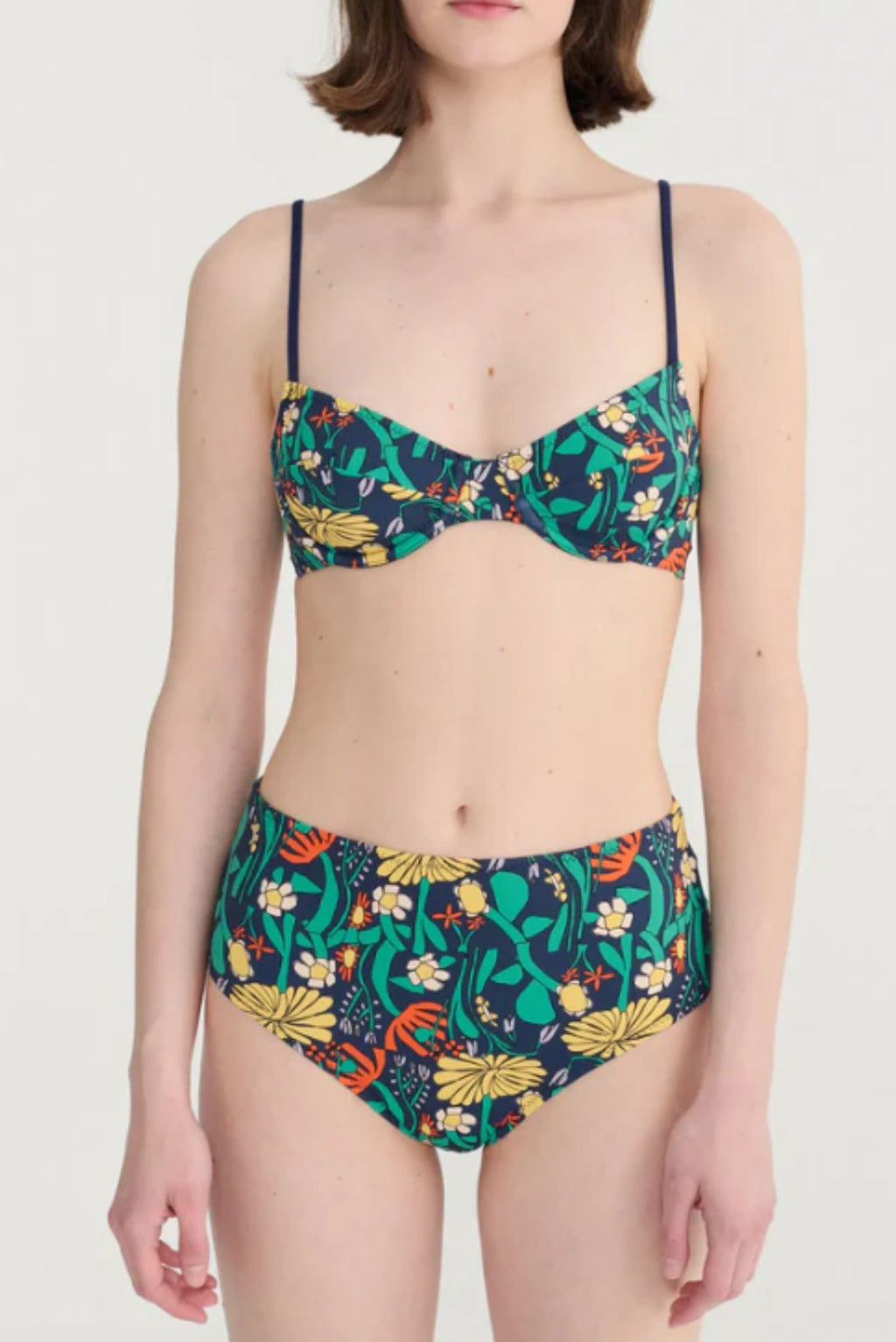 Color Herbalist reciclado en bikini alto