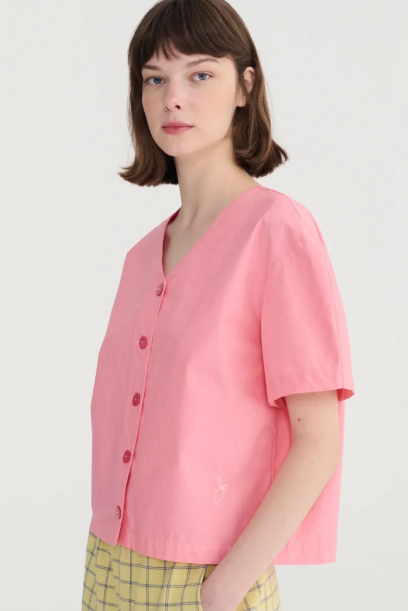 Blusa cropped Paper Touch
