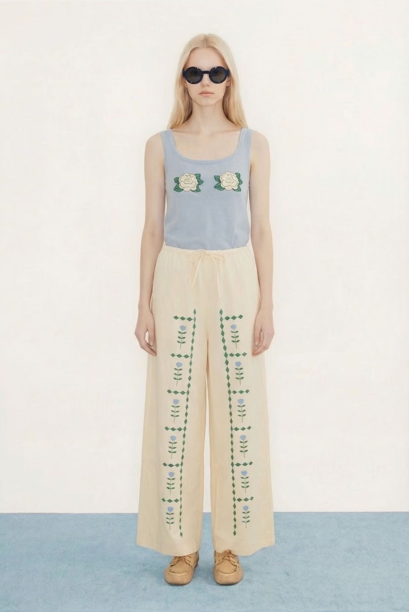 PANTALÓN GEOMETRIC FLOWERS