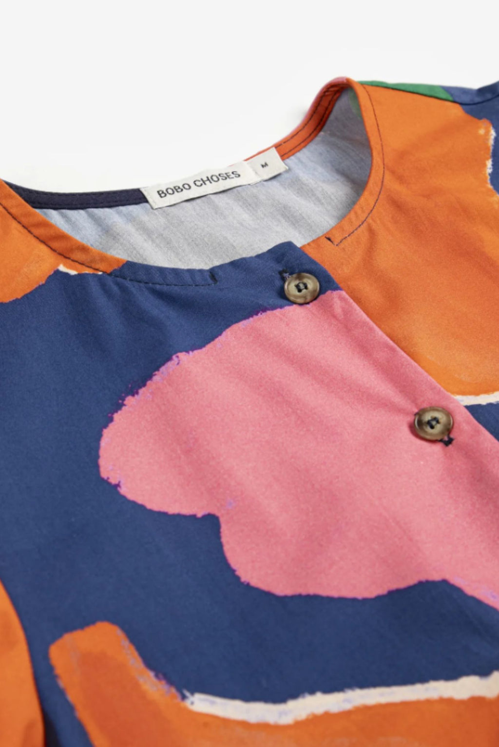 Blusa cropped con patrón estampado Blooming Colo