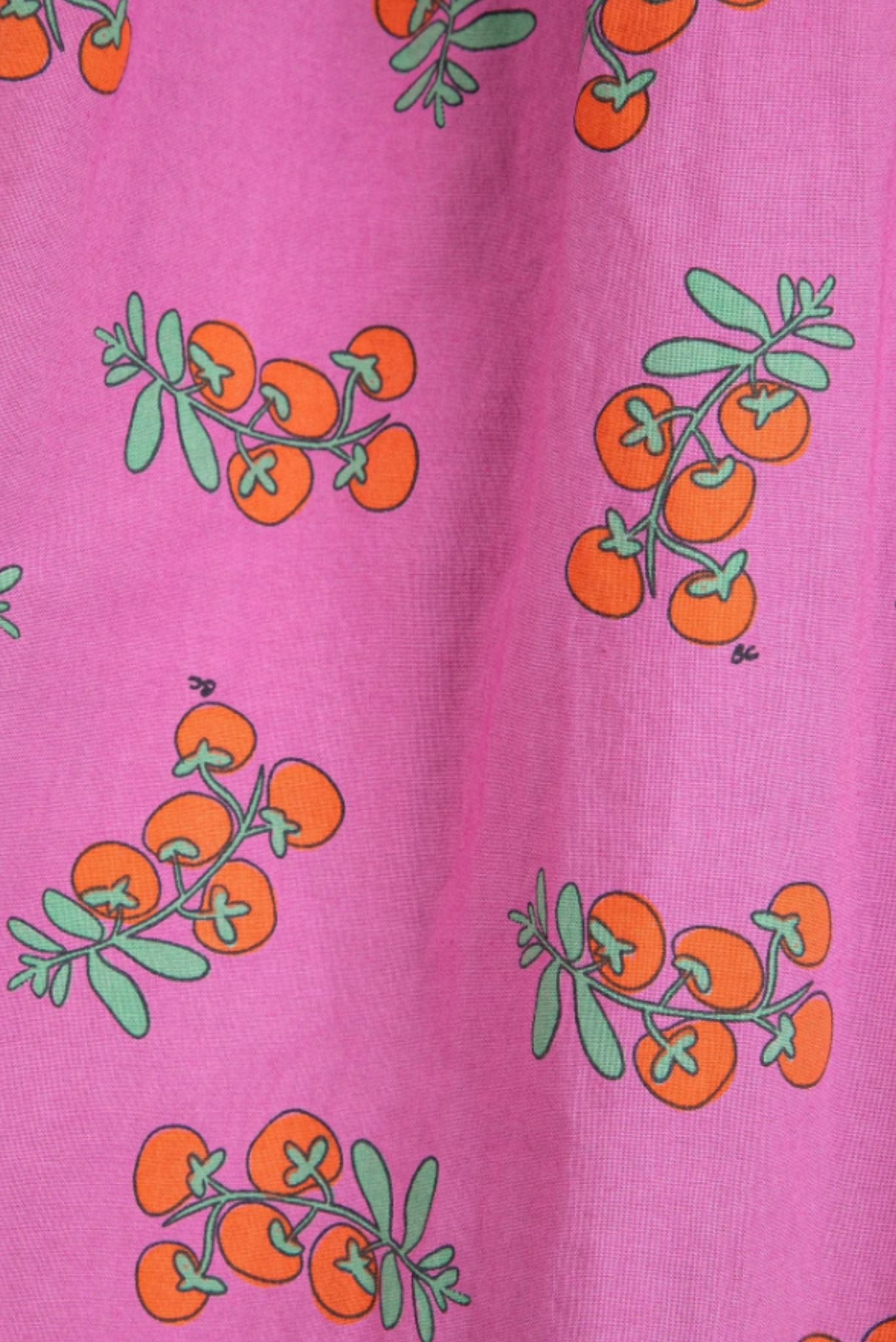 Vestido de tirantes con patrón estampado Juicy Tomatoes