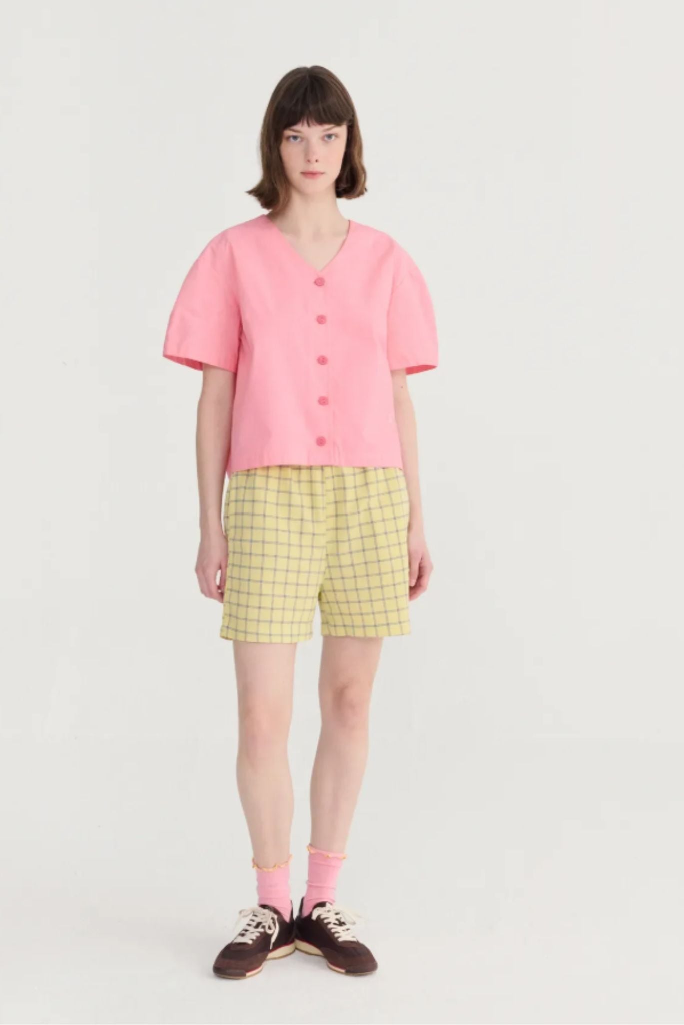 Blusa cropped Paper Touch